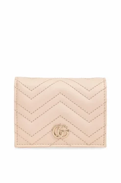 Gucci beżowy Portfel z logo