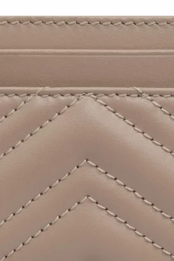 Gucci beżowy Skórzane etui na karty