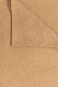 Gucci beżowy Szal z monogramem