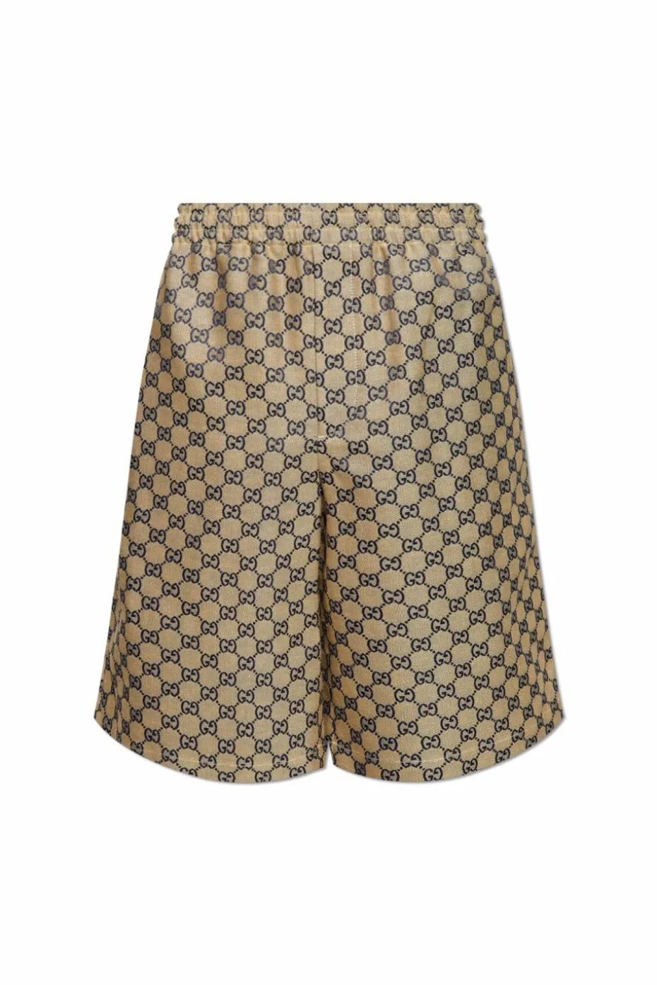 Gucci beżowy Szorty ze wzorem `GG`