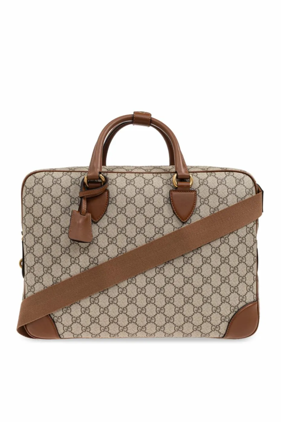 Gucci beżowy Torba do ręki z płótna `GG Supreme`
