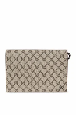 Gucci beżowy Torba do ręki `GG Pouch`