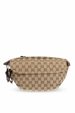 Gucci beżowy Torba na pas z płótna `GG Supreme`