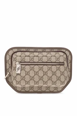 Gucci beżowy Torba na pas z płótna ‘GG Supreme’