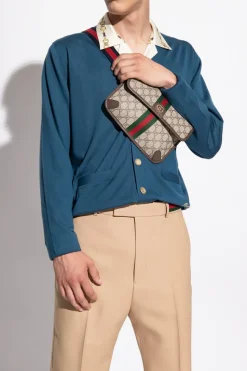 Gucci beżowy Torba na pas ‘Ophidia Small’