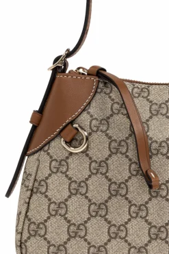Gucci beżowy Torba na ramię ‘GG Emblem Small’