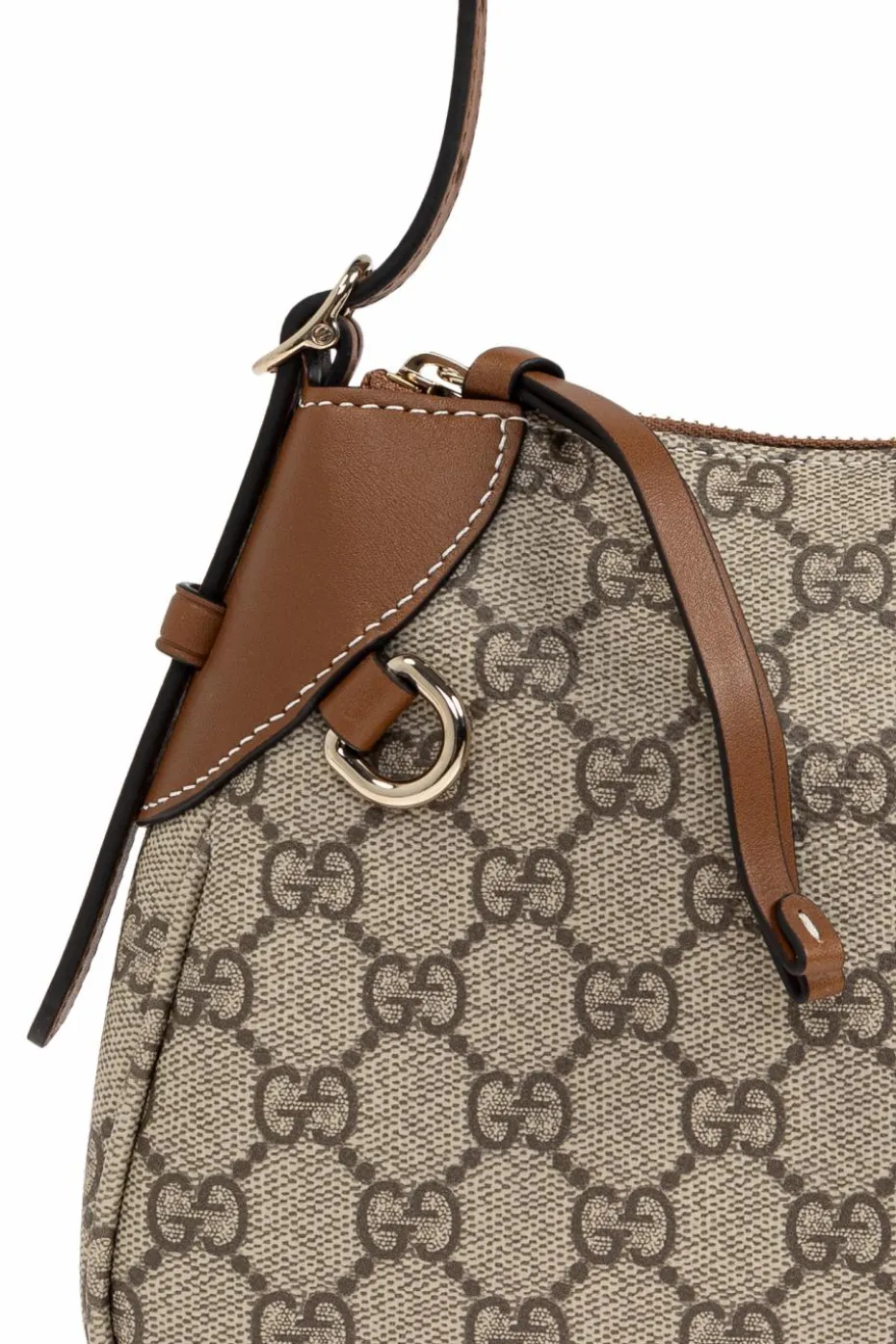 Gucci beżowy Torba na ramię ‘GG Emblem Small’