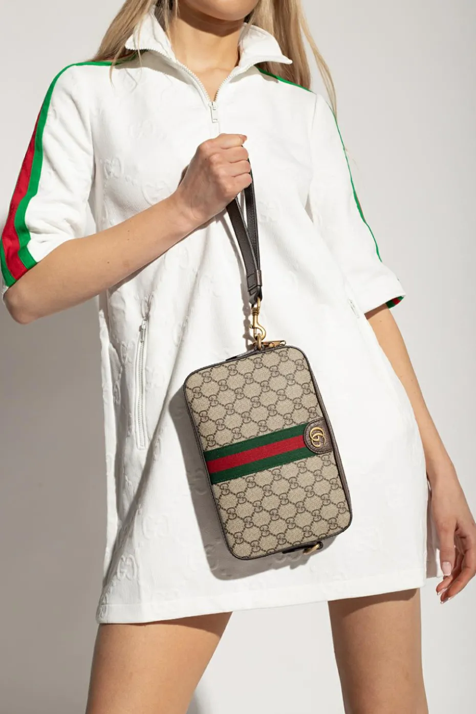 Gucci beżowy Torba na ramię ‘Ophidia’