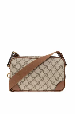 Gucci beżowy Torba na ramię z płótna `GG Supreme`