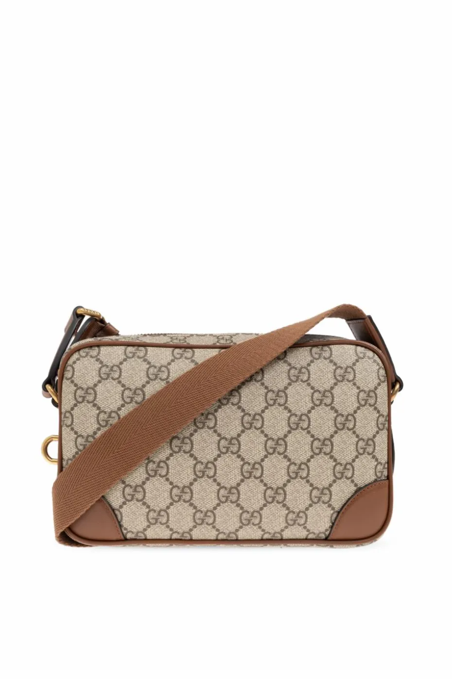 Gucci beżowy Torba na ramię z płótna `GG Supreme`