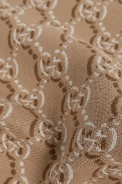 Gucci beżowy Wełniany szal