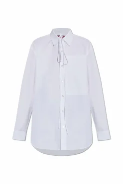 Gucci BIAŁY Koszula z kieszenią