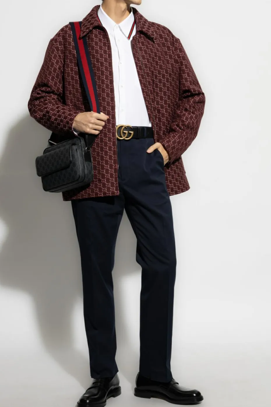 Gucci BIAŁY Koszula z kieszenią