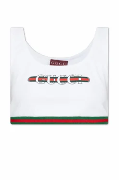 Gucci BIAŁY Krótki top