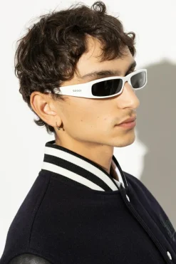 Gucci BIAŁY Okulary przeciwsłoneczne