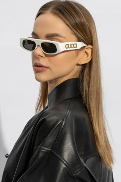 Gucci BIAŁY Okulary przeciwsłoneczne