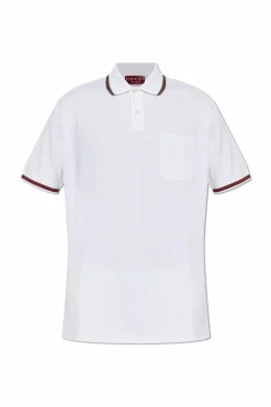 Gucci BIAŁY Polo z logo