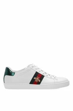 Gucci BIAŁY Skórzane buty sportowe 'Ace'