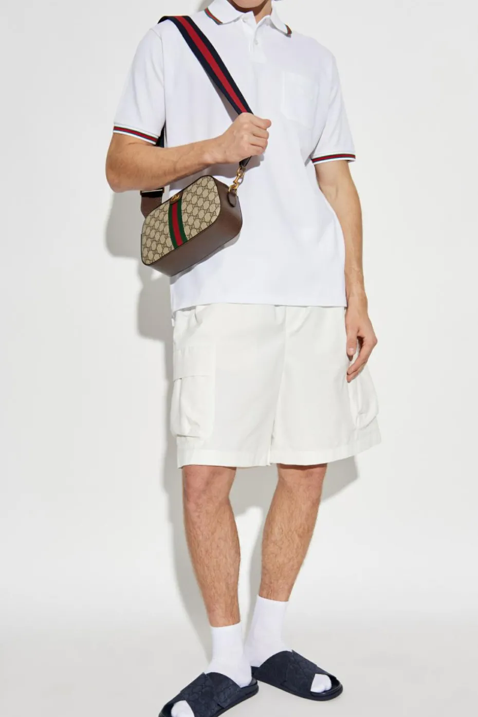 Gucci BIAŁY Szorty typu `cargo`