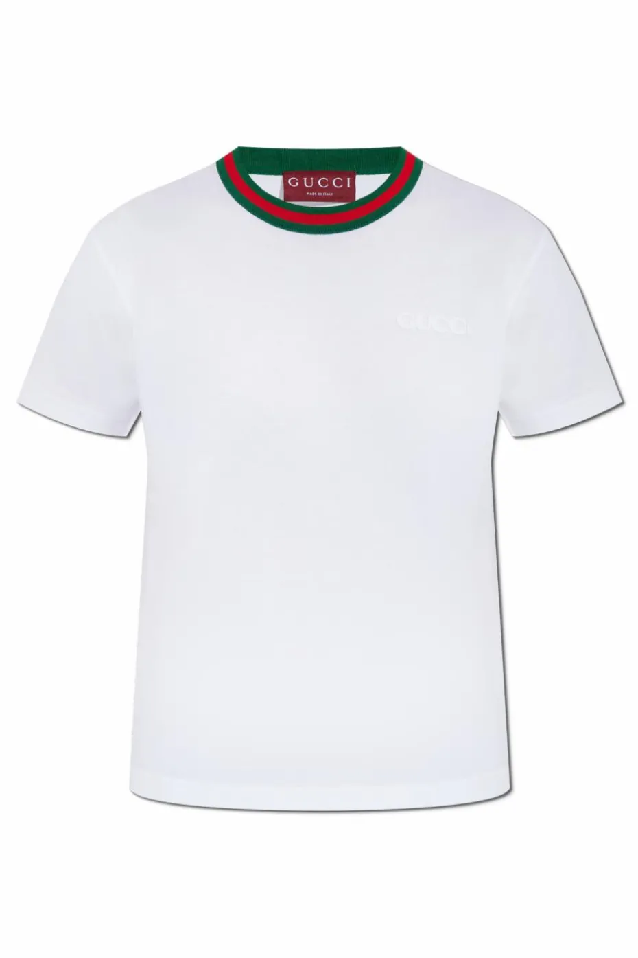 Gucci BIAŁY T-shirt z logo