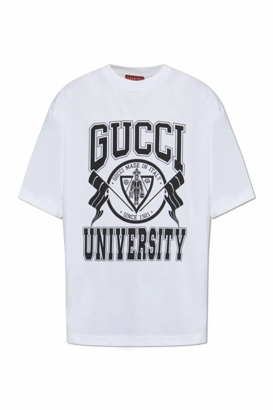 Gucci BIAŁY T-shirt z nadrukiem