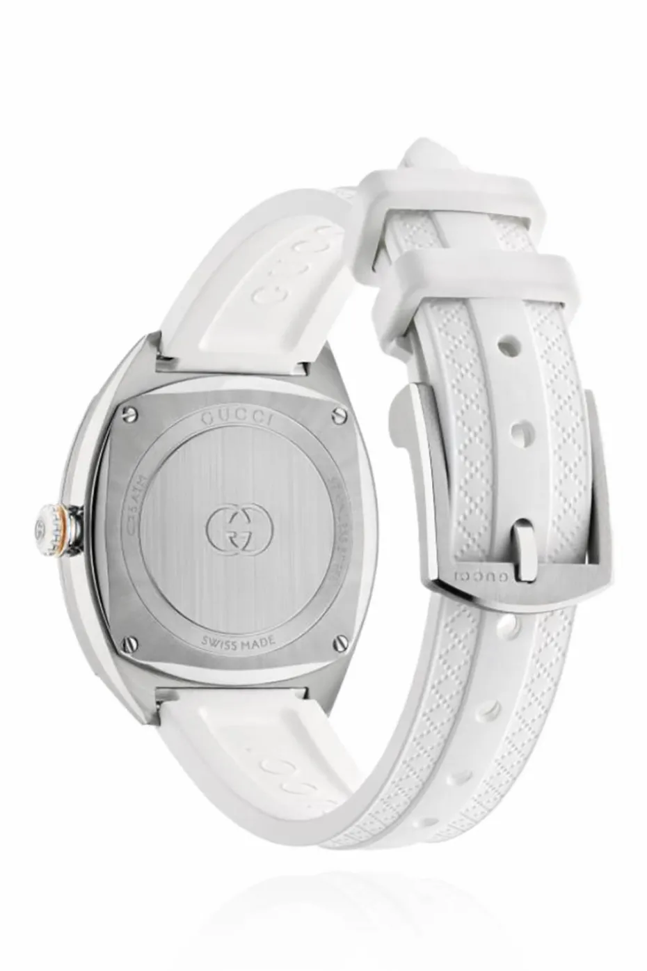 Gucci BIAŁY Zegarek z logo