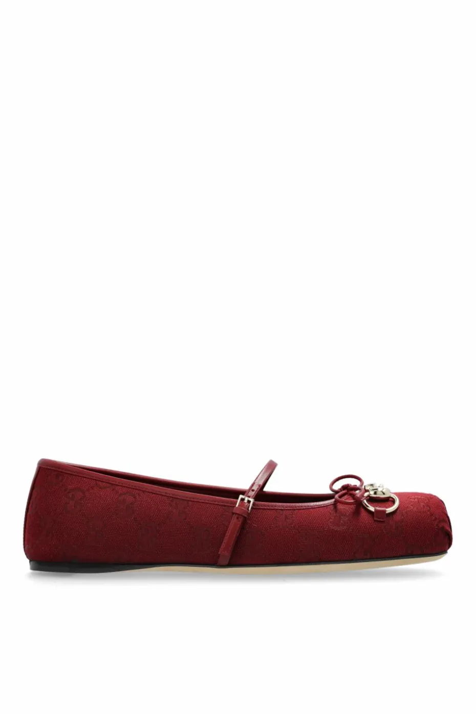Gucci BORDO Baleriny `Horsebit`