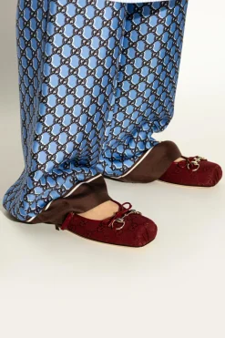 Gucci BORDO Baleriny `Horsebit`