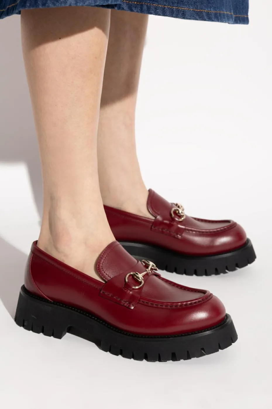 Gucci BORDO Buty typy `loafers`