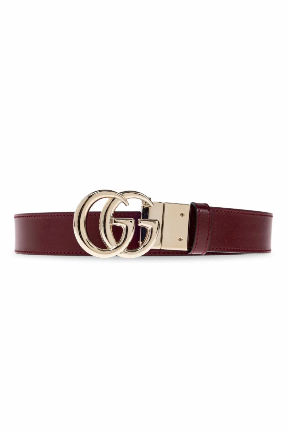 Gucci BORDO Dwustronny pasek