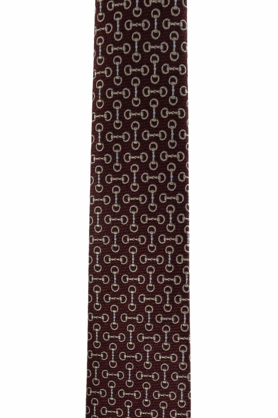 Gucci BORDO Jedwabny krawat