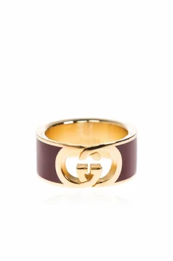 Gucci BORDO Pierścień z logo