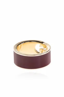 Gucci BORDO Pierścień z logo
