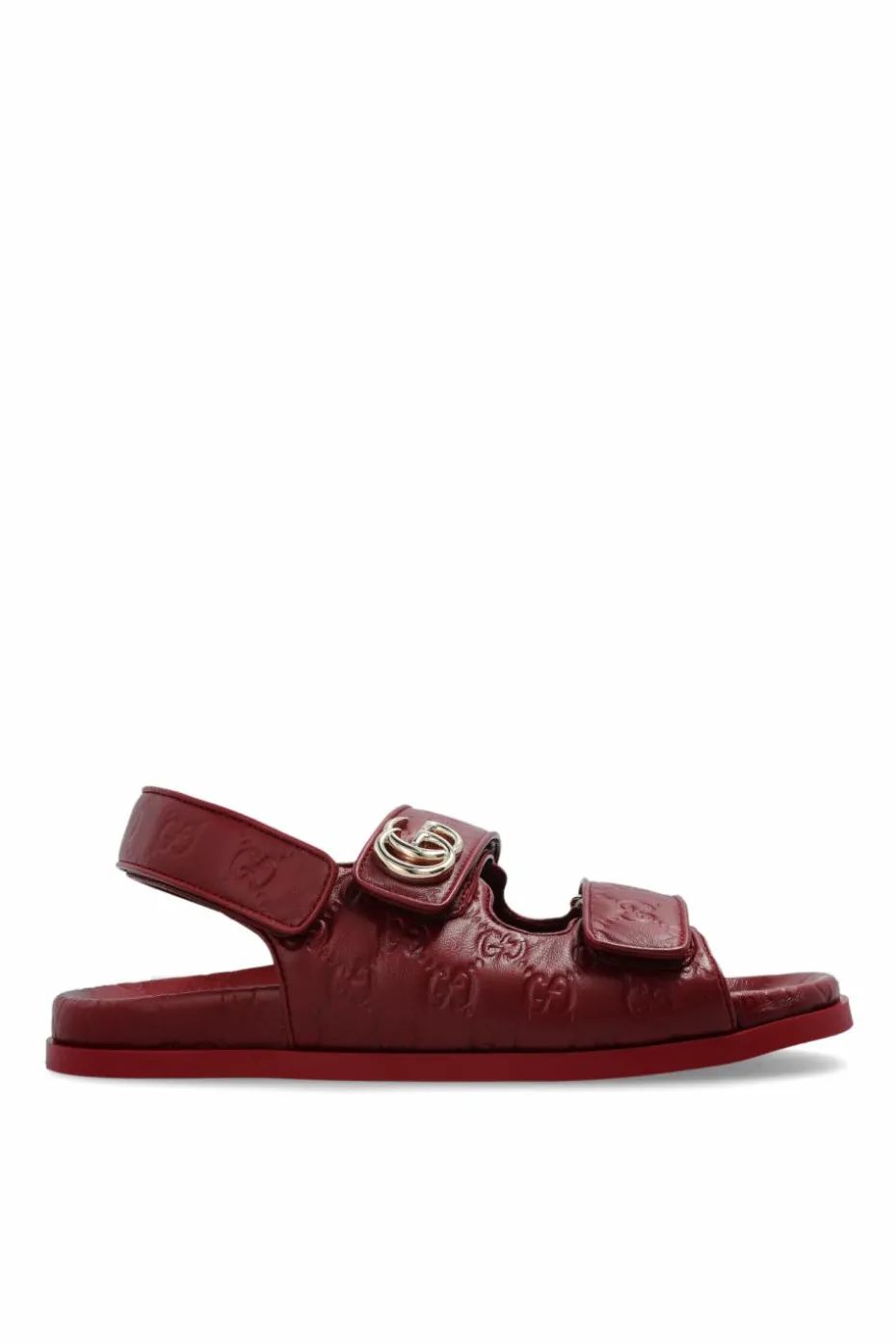 Gucci BORDO Sandały z monogramem