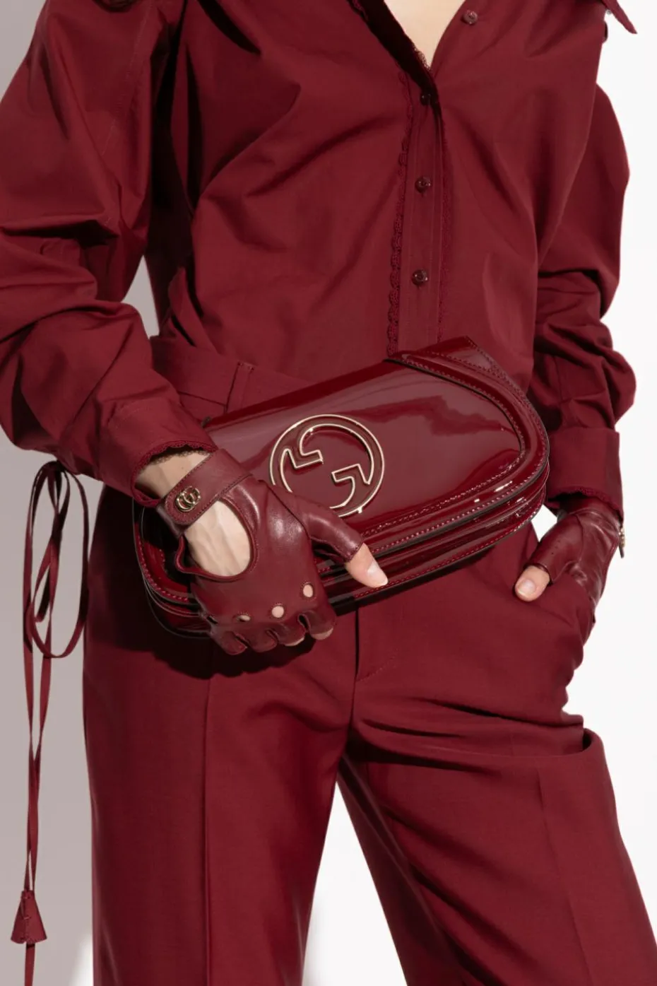 Gucci BORDO Torba na ramię `Blondie Small`