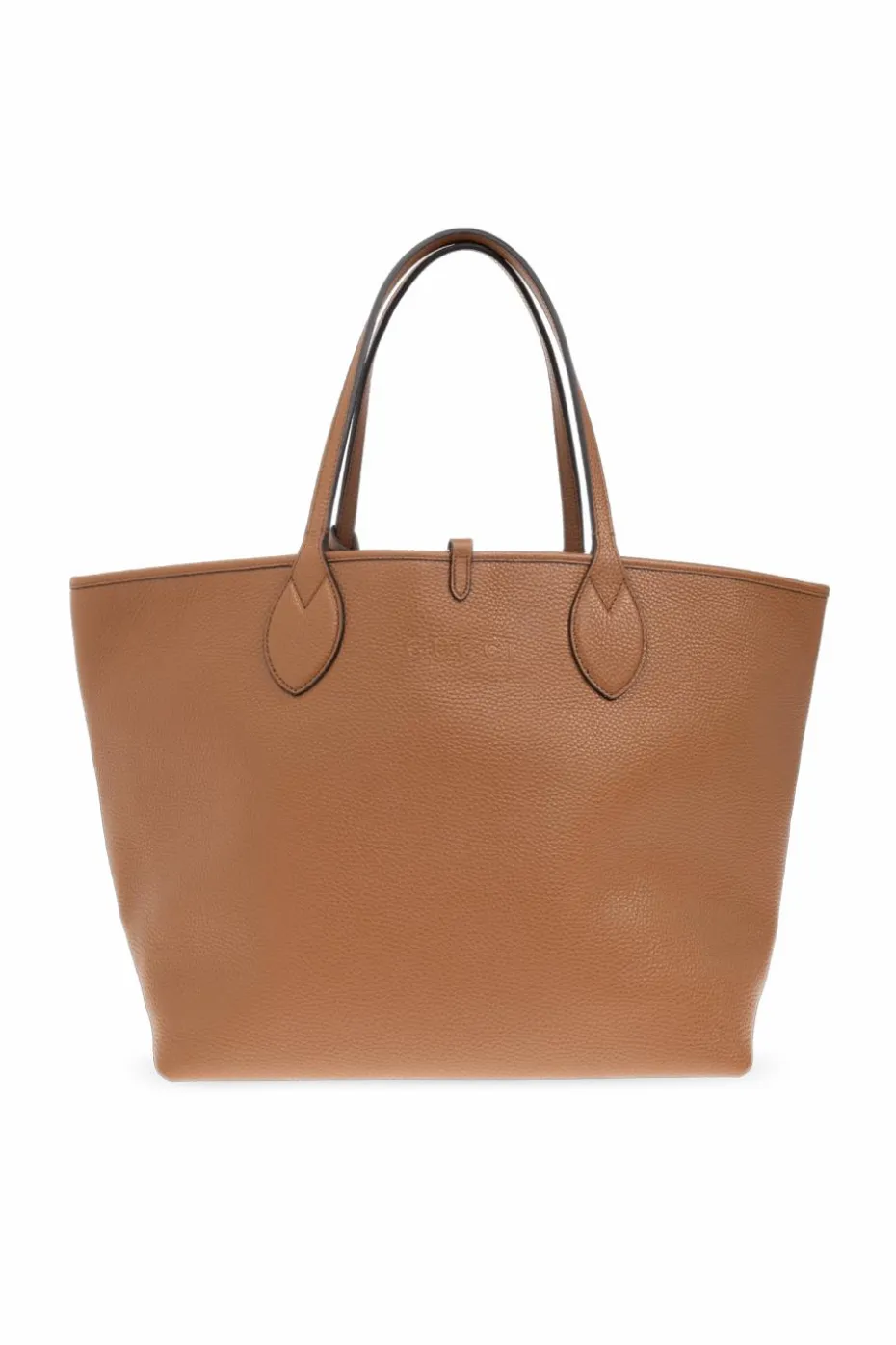 Gucci BRĄZOWY Dwustronna torba `Totissima Large` typu `shopper`