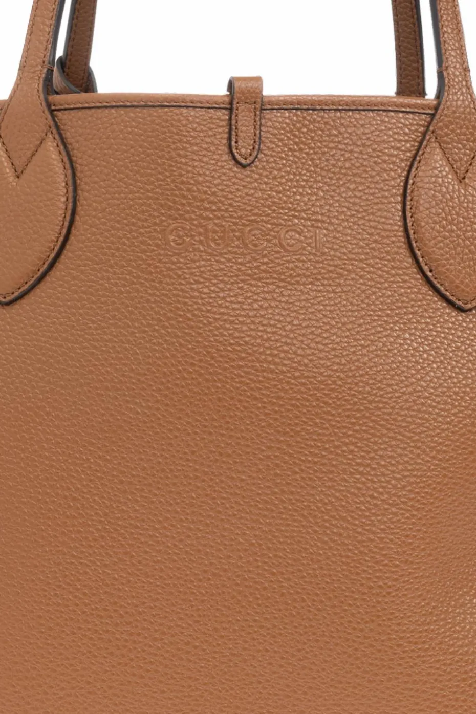 Gucci BRĄZOWY Dwustronna torba `Totissima Large` typu `shopper`