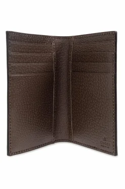 Gucci BRĄZOWY Etui na karty `Ophidia`