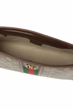 Gucci BRĄZOWY Kopertówka 'Ophidia'
