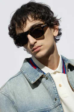 Gucci BRĄZOWY Okulary przeciwsłoneczne