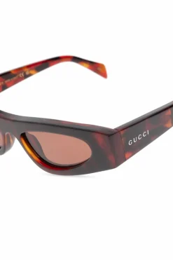 Gucci BRĄZOWY Okulary przeciwsłoneczne