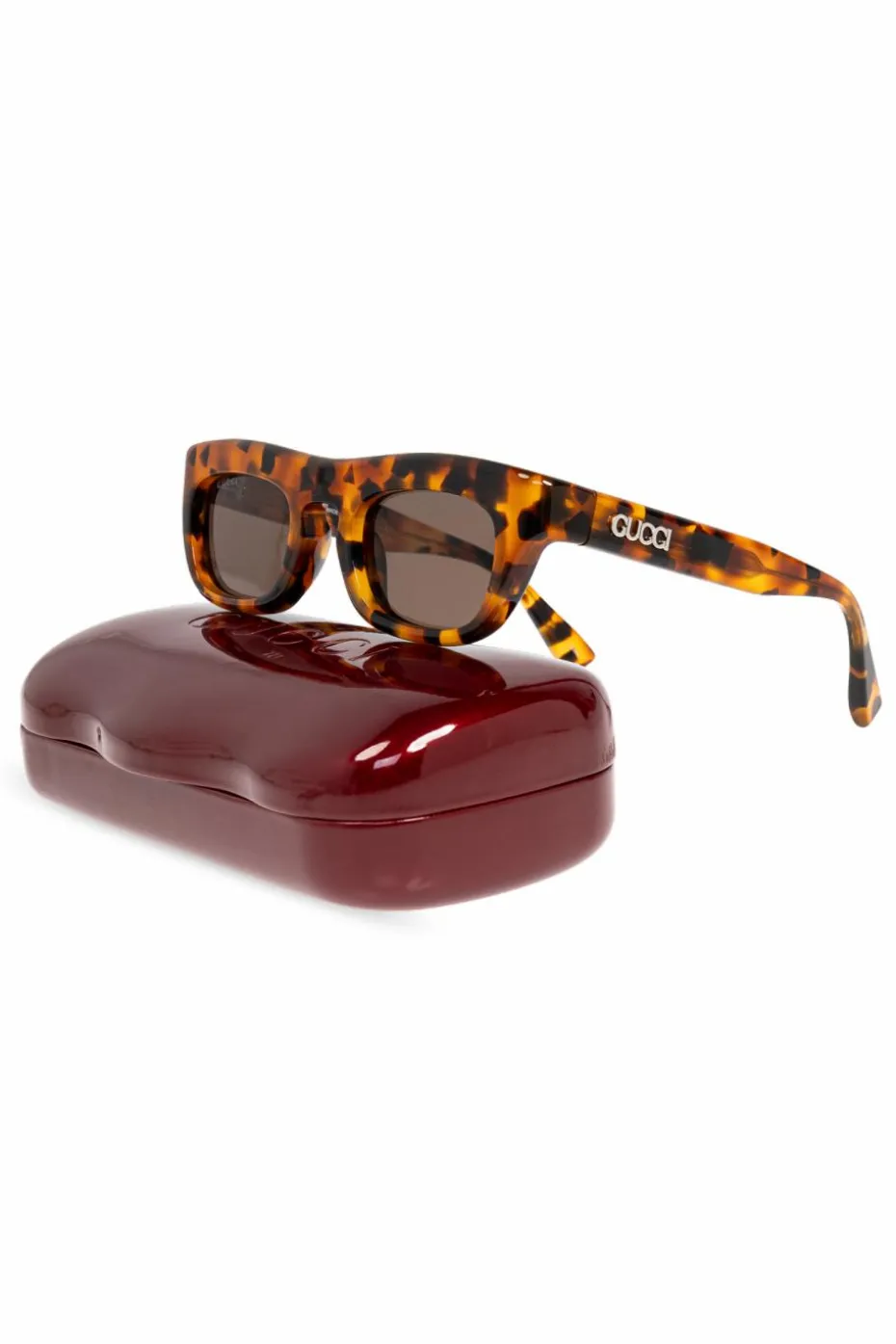 Gucci BRĄZOWY Okulary przeciwsłoneczne