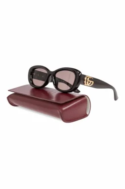 Gucci BRĄZOWY Okulary przeciwsłoneczne