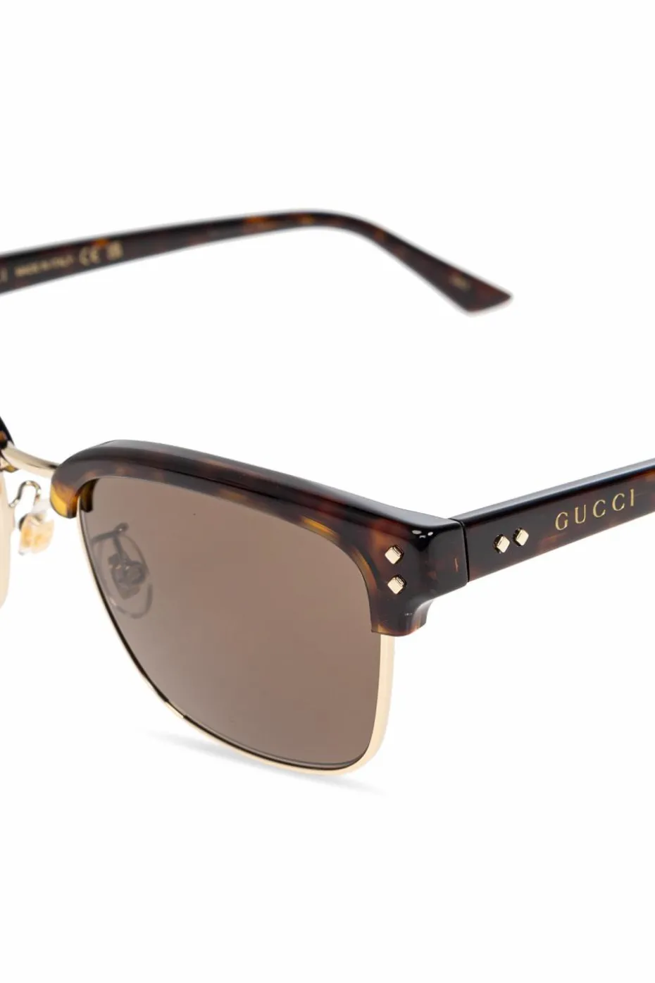 Gucci BRĄZOWY Okulary przeciwsłoneczne