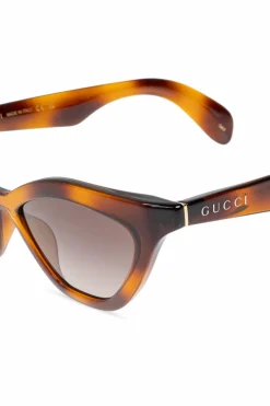 Gucci BRĄZOWY Okulary przeciwsłoneczne
