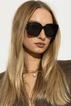 Gucci BRĄZOWY Okulary przeciwsłoneczne