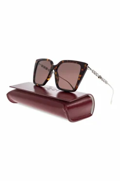 Gucci BRĄZOWY Okulary przeciwsłoneczne
