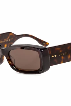 Gucci BRĄZOWY Okulary przeciwsłoneczne