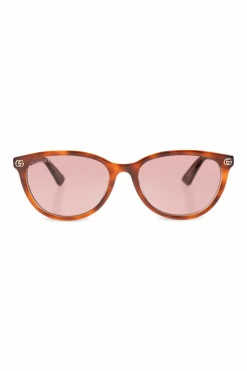 Gucci BRĄZOWY Okulary przeciwsłoneczne
