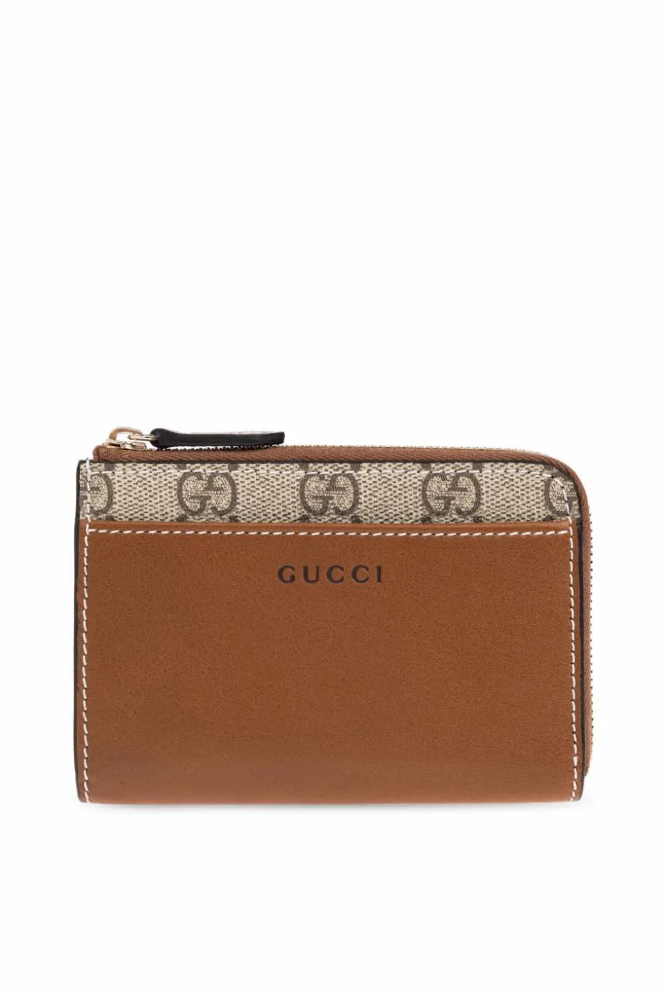 Gucci BRĄZOWY Portfel z logo